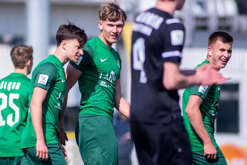 Football. Centralna Liga Juniorow U-19. Slask Wroclaw - Polonia Warszawa. 22.03.2025