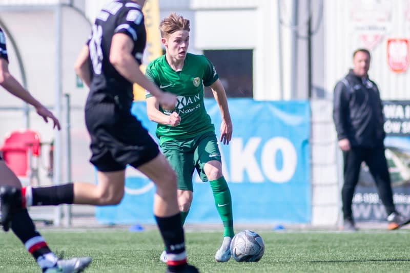 Football. Centralna Liga Juniorow U-19. Slask Wroclaw - Polonia Warszawa. 22.03.2025