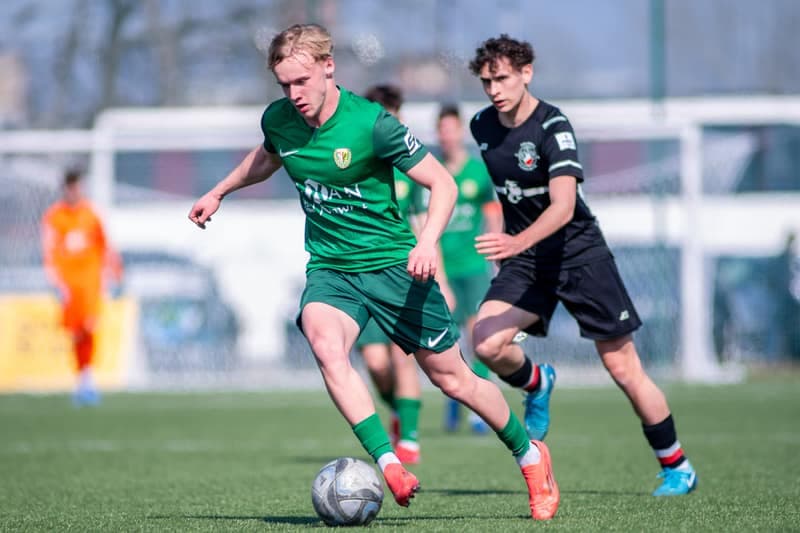Football. Centralna Liga Juniorow U-19. Slask Wroclaw - Polonia Warszawa. 22.03.2025