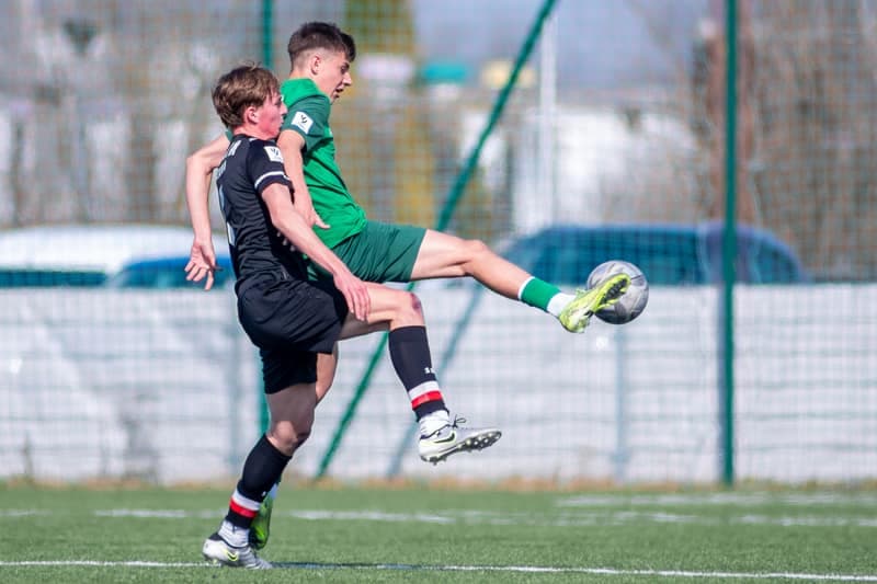 Football. Centralna Liga Juniorow U-19. Slask Wroclaw - Polonia Warszawa. 22.03.2025