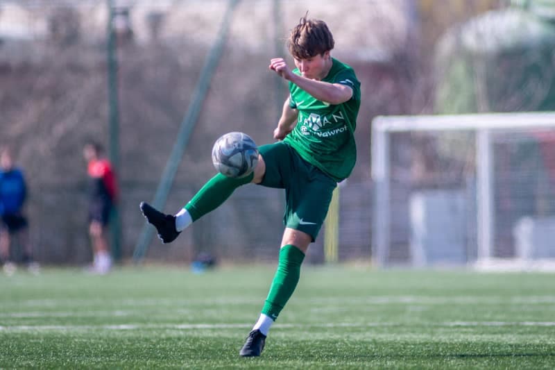 Football. Centralna Liga Juniorow U-19. Slask Wroclaw - Polonia Warszawa. 22.03.2025