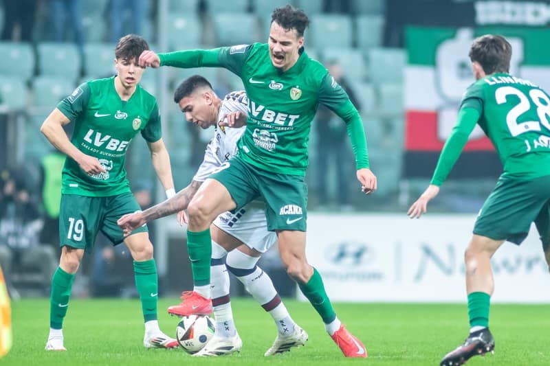 Football. PKO BP Ekstraklasa. Slask Wroclaw - Pogon Szczecin. 07.03.2025