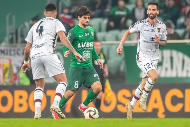 Football. PKO BP Ekstraklasa. Slask Wroclaw - Pogon Szczecin. 07.03.2025