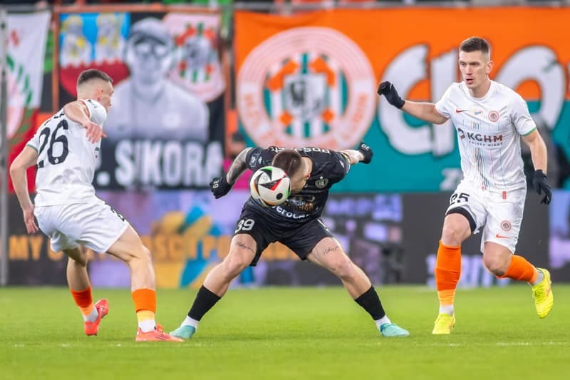 Football. PKO BP Ekstraklasa. Zaglebie Lubin - Piast Gliwice. 01.03.2025