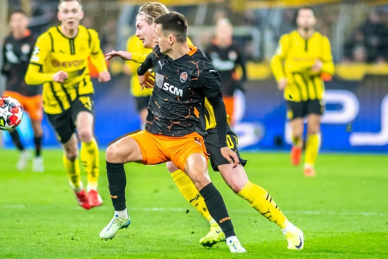 Football. UEFA Champions League. Borussia Dortmund - Shakhtar Donetsk. 29.01.2025