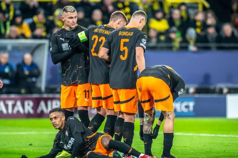 Football. UEFA Champions League. Borussia Dortmund - Shakhtar Donetsk. 29.01.2025