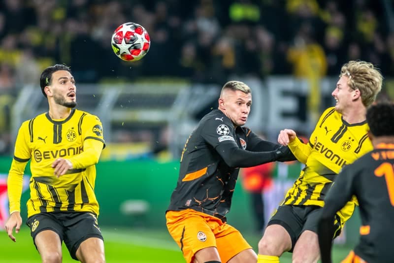 Football. UEFA Champions League. Borussia Dortmund - Shakhtar Donetsk. 29.01.2025