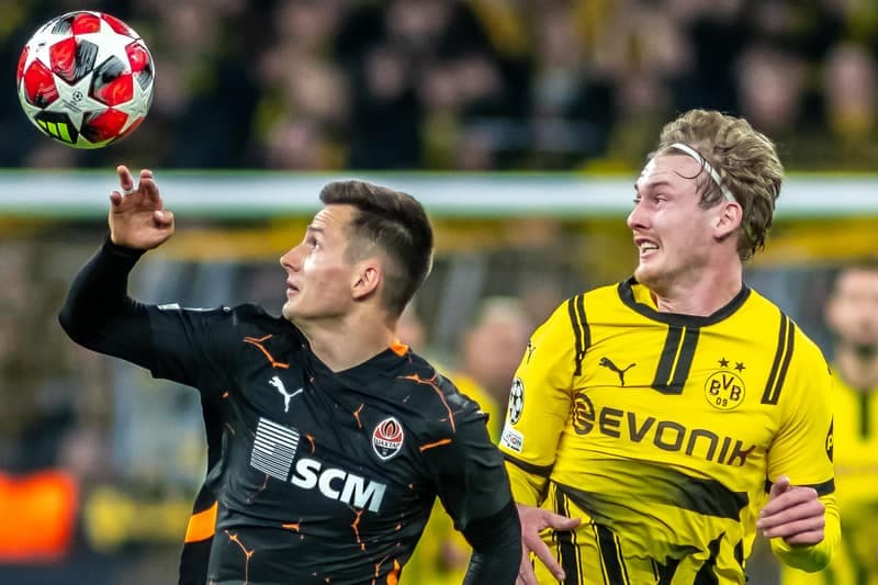 Football. UEFA Champions League. Borussia Dortmund - Shakhtar Donetsk. 29.01.2025