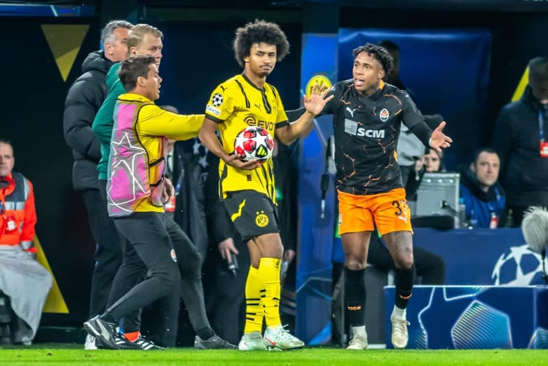 Football. UEFA Champions League. Borussia Dortmund - Shakhtar Donetsk. 29.01.2025