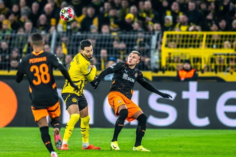Football. UEFA Champions League. Borussia Dortmund - Shakhtar Donetsk. 29.01.2025