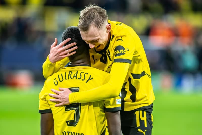 Football. UEFA Champions League. Borussia Dortmund - Shakhtar Donetsk. 29.01.2025