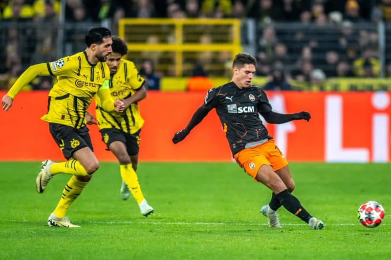 Football. UEFA Champions League. Borussia Dortmund - Shakhtar Donetsk. 29.01.2025