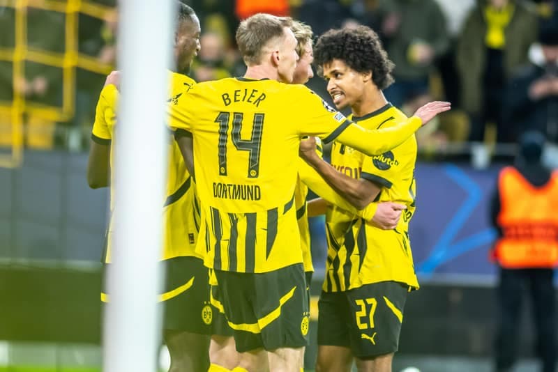Football. UEFA Champions League. Borussia Dortmund - Shakhtar Donetsk. 29.01.2025