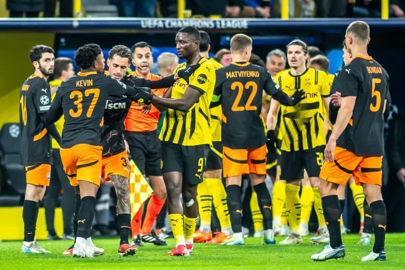 Football. UEFA Champions League. Borussia Dortmund - Shakhtar Donetsk. 29.01.2025
