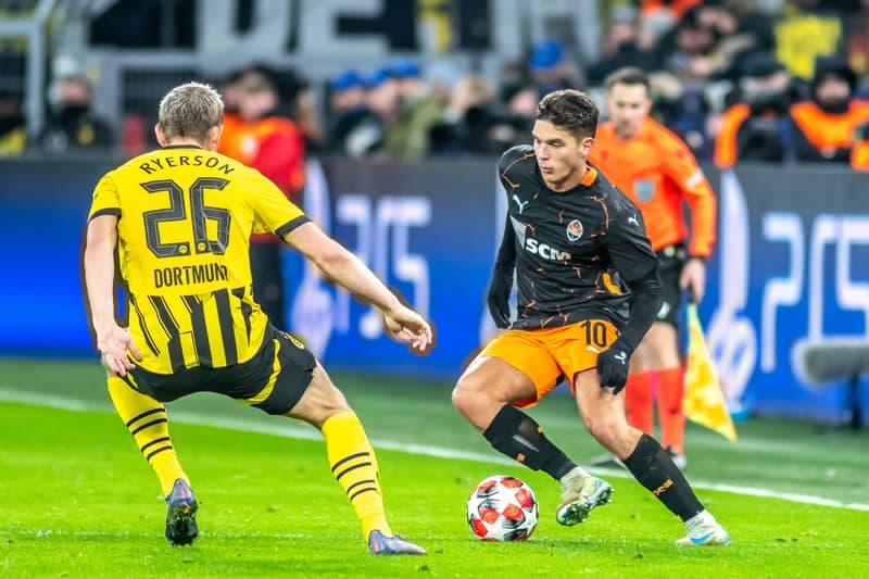 Football. UEFA Champions League. Borussia Dortmund - Shakhtar Donetsk. 29.01.2025
