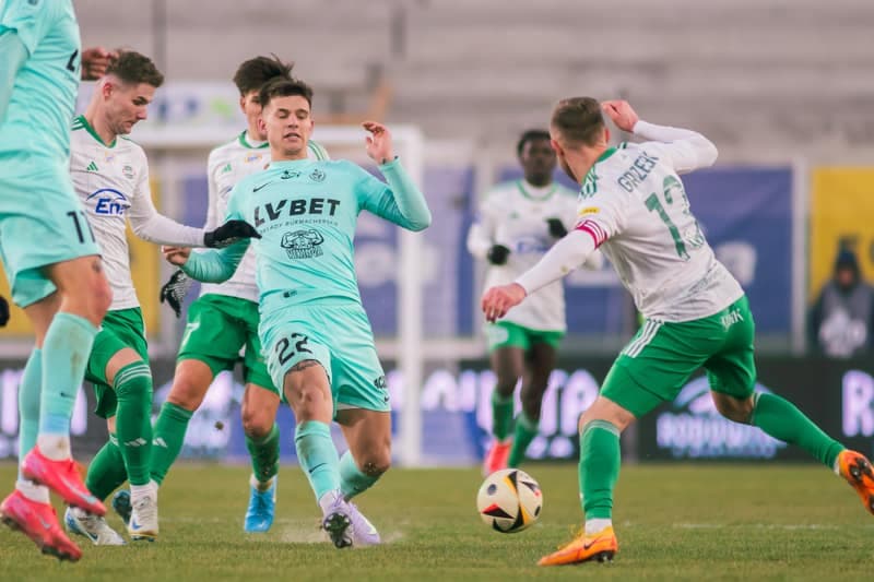 Football. PKO BP Ekstraklasa. Radomiak Radom - Slask Wroclaw. 08.02.2025