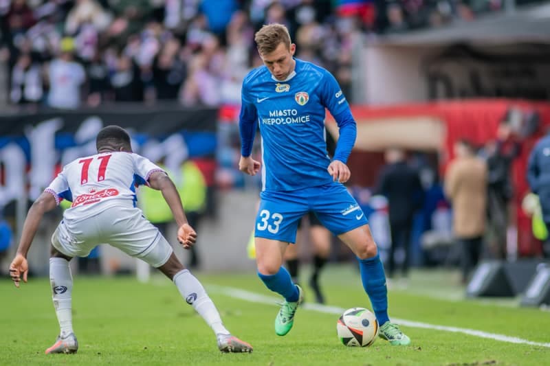 Football. PKO BP Ekstraklasa. Gornik Zabrze - Puszcza Niepolomice. 02.02.2025