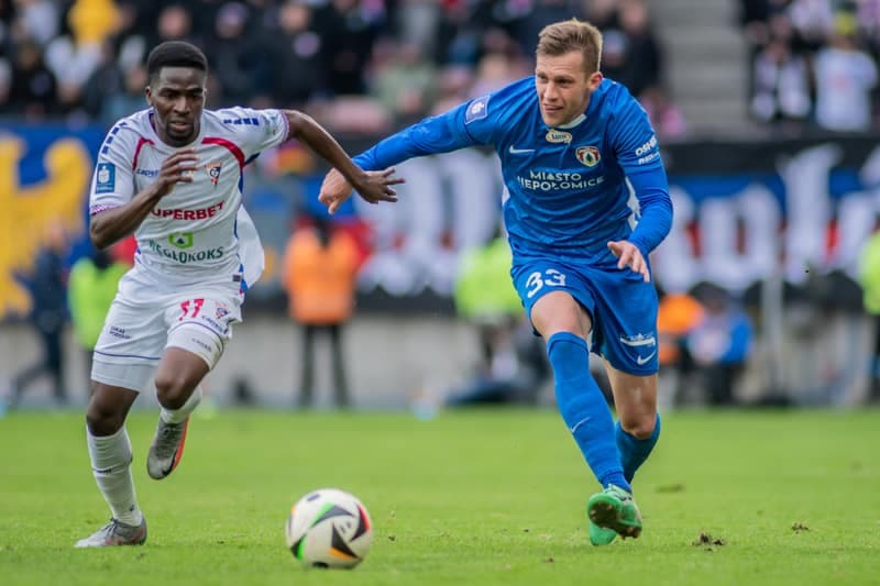 Football. PKO BP Ekstraklasa. Gornik Zabrze - Puszcza Niepolomice. 02.02.2025