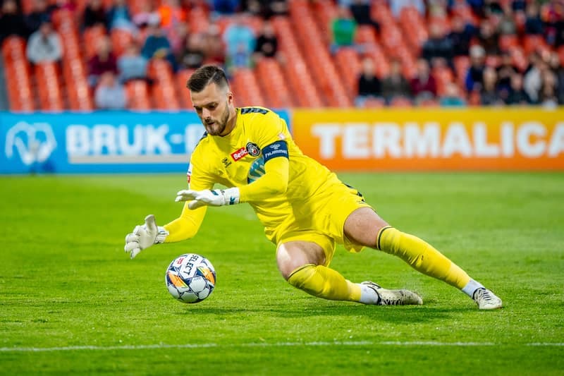 Football. Betclic 1 Liga. Bruk-Bet Termalica Nieciecza - Polonia Warsaw. 14.04.2025