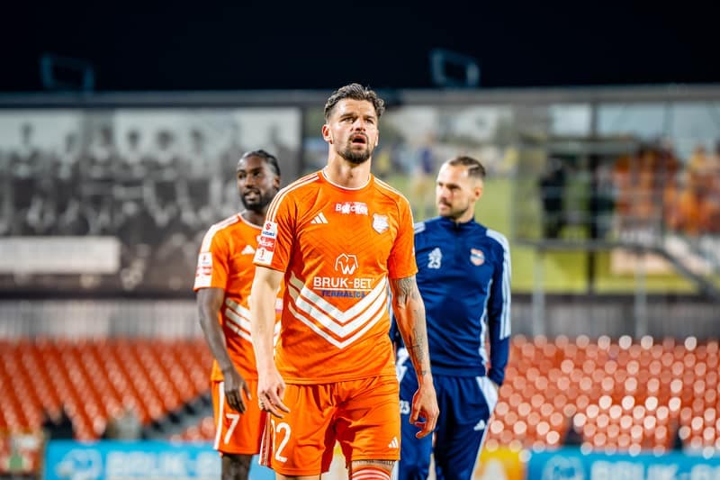 Football. Betclic 1 Liga. Bruk-Bet Termalica Nieciecza - Polonia Warsaw. 14.04.2025