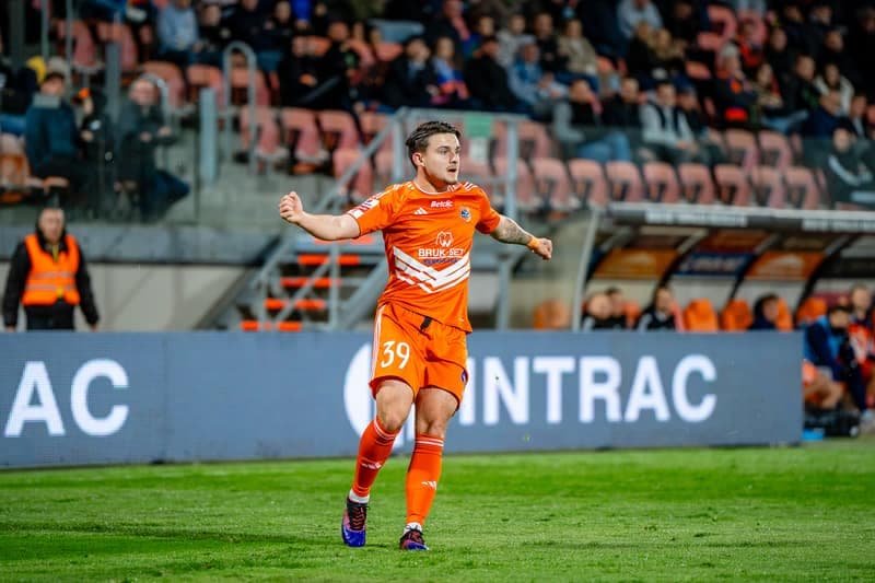 Football. Betclic 1 Liga. Bruk-Bet Termalica Nieciecza - Polonia Warsaw. 14.04.2025