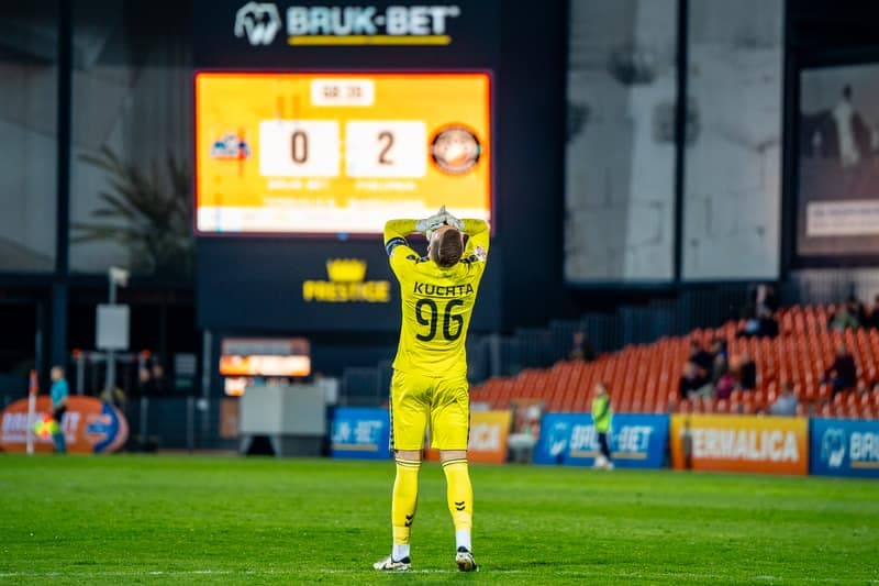 Football. Betclic 1 Liga. Bruk-Bet Termalica Nieciecza - Polonia Warsaw. 14.04.2025