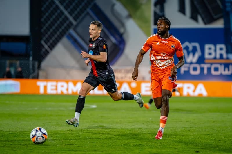 Football. Betclic 1 Liga. Bruk-Bet Termalica Nieciecza - Polonia Warsaw. 14.04.2025