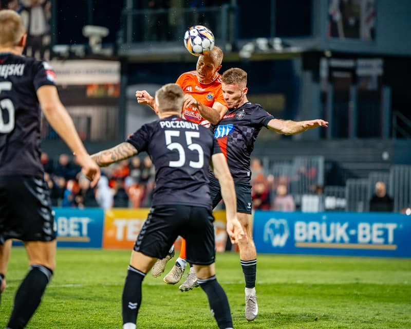 Football. Betclic 1 Liga. Bruk-Bet Termalica Nieciecza - Polonia Warsaw. 14.04.2025