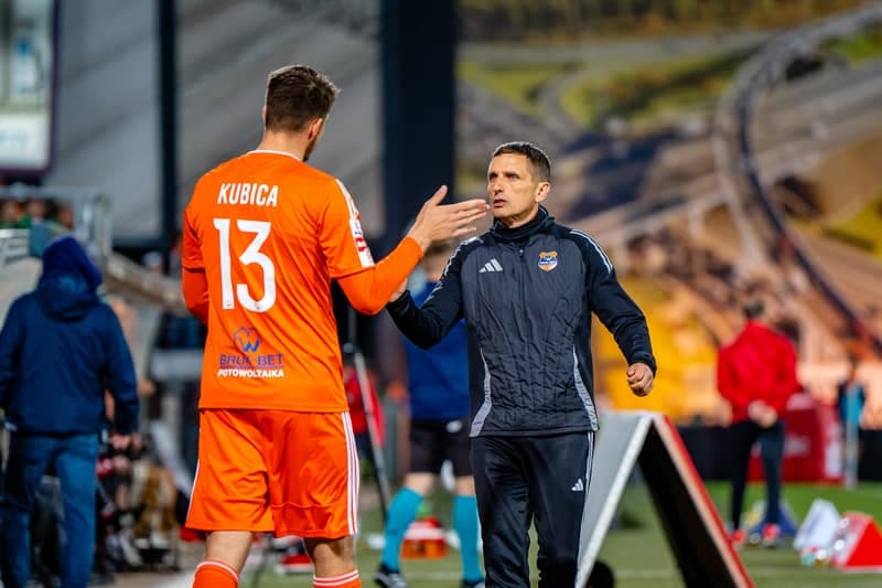 Football. Betclic 1 Liga. Bruk-Bet Termalica Nieciecza - Polonia Warsaw. 14.04.2025