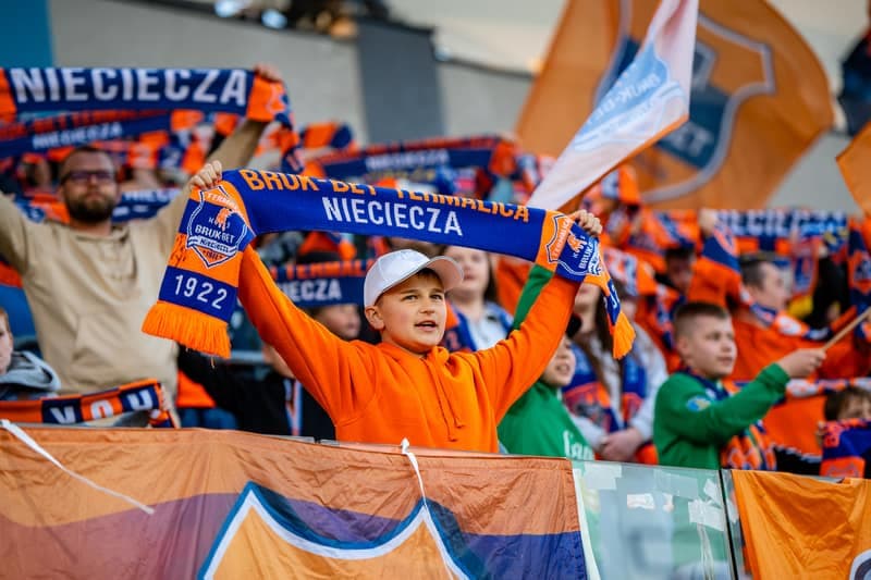 Football. Betclic 1 Liga. Bruk-Bet Termalica Nieciecza - Polonia Warsaw. 14.04.2025
