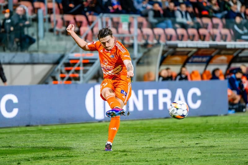 Football. Betclic 1 Liga. Bruk-Bet Termalica Nieciecza - Polonia Warsaw. 14.04.2025