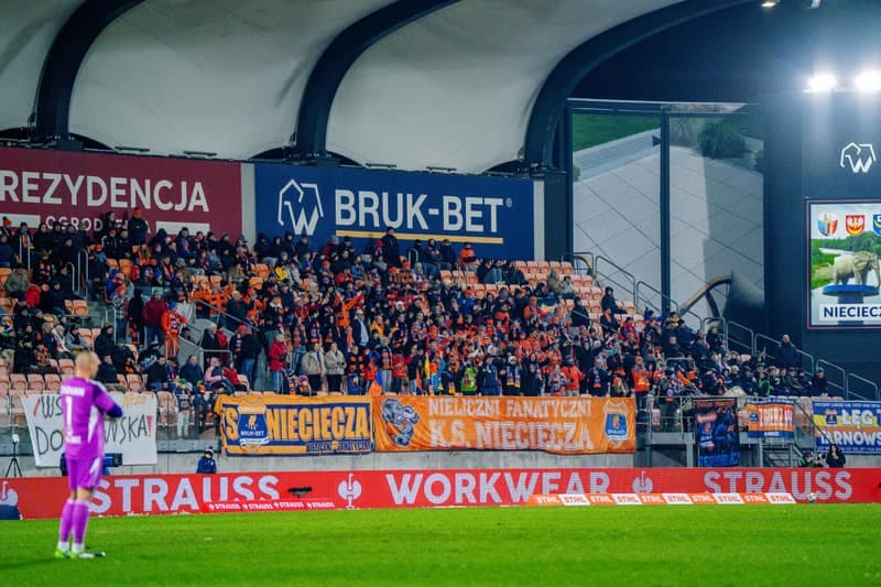 Football. PKO BP Ekstraklasa. Bruk-Bet Termalica Nieciecza - Arka Gdynia. 21.11.2025