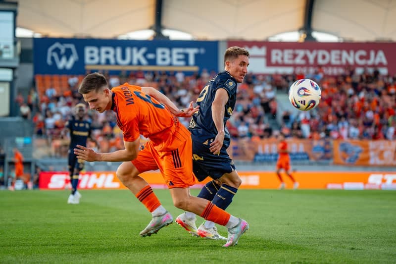 Football. PKO BP Ekstraklasa. Bruk - Bet Termalica Nieciecza - Lech Poznan. 20.09.2025