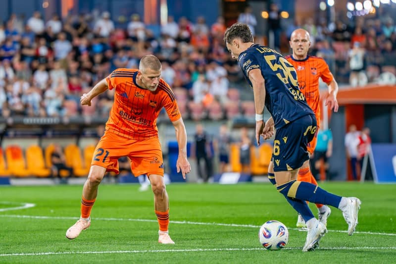 Football. PKO BP Ekstraklasa. Bruk - Bet Termalica Nieciecza - Lech Poznan. 20.09.2025