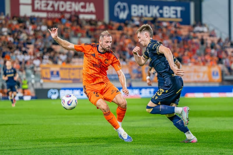 Football. PKO BP Ekstraklasa. Bruk - Bet Termalica Nieciecza - Lech Poznan. 20.09.2025