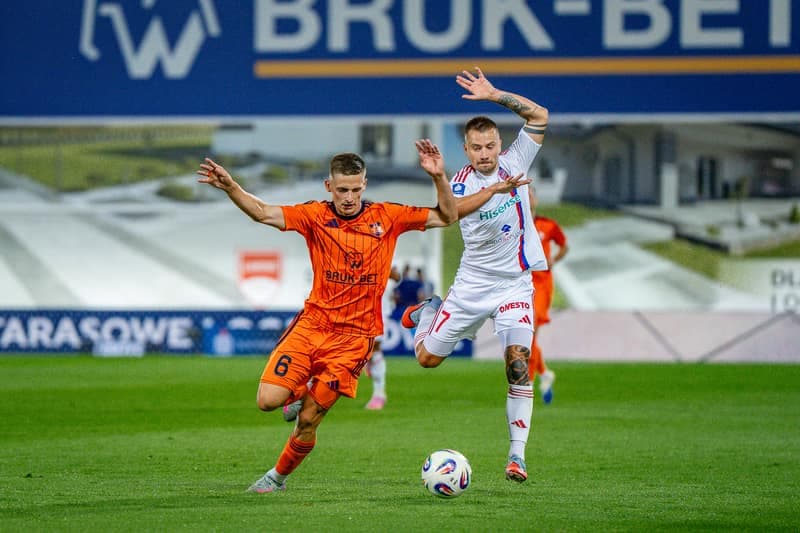 Football. PKO BP Ekstraklasa. Bruk-Bet Termalica Nieciecza - Rakow Czestochowa. 17.08.2025