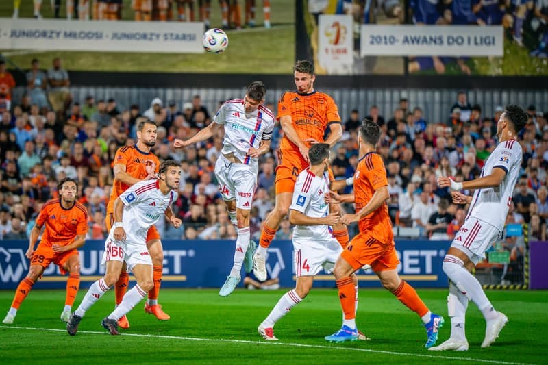 Football. PKO BP Ekstraklasa. Bruk-Bet Termalica Nieciecza - Rakow Czestochowa. 17.08.2025