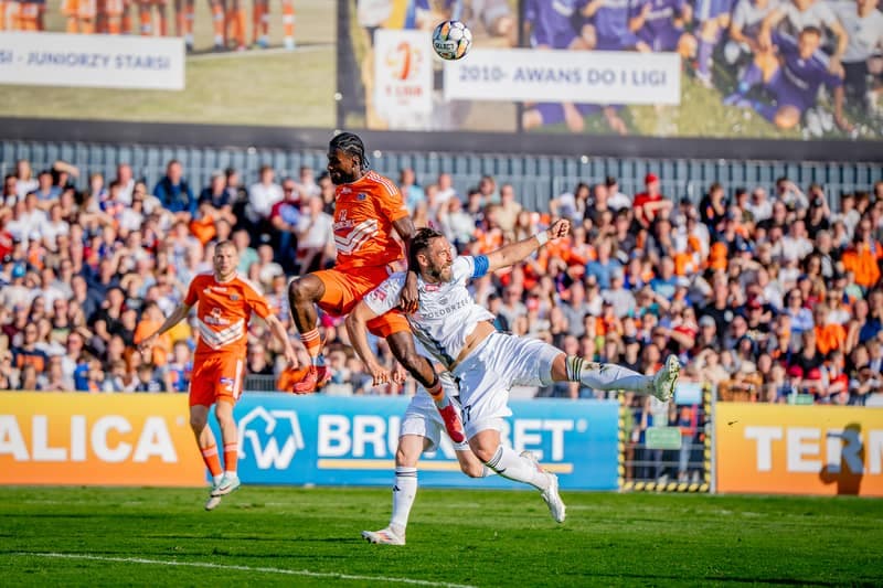 Football. Betclic I Liga. Bruk-Bet Termalica Nieciecza - Kotwica Kolobrzeg. 25.04.2025