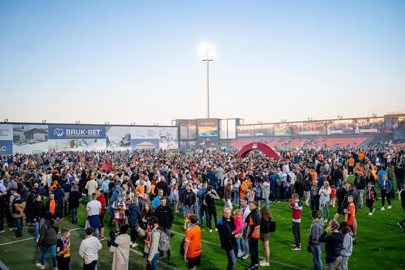 Football. Betclic I Liga. Bruk-Bet Termalica Nieciecza - Kotwica Kolobrzeg. 25.04.2025