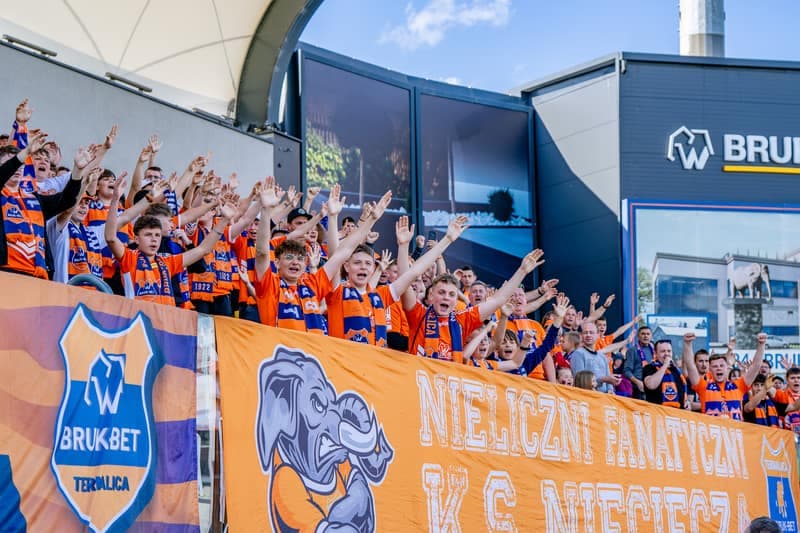 Football. Betclic I Liga. Bruk-Bet Termalica Nieciecza - Kotwica Kolobrzeg. 25.04.2025