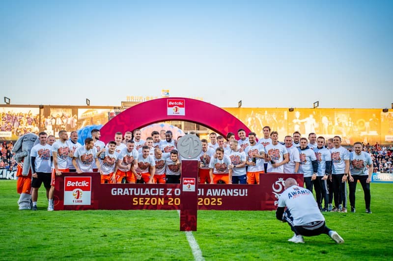 Football. Betclic I Liga. Bruk-Bet Termalica Nieciecza - Kotwica Kolobrzeg. 25.04.2025