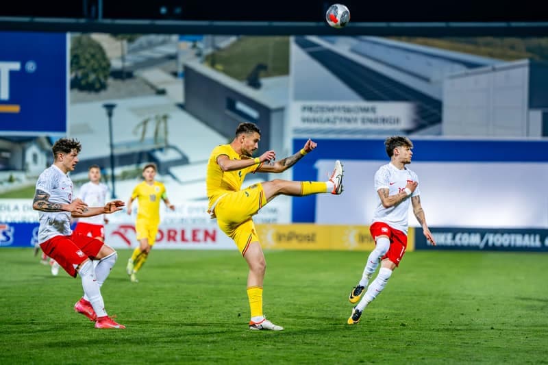 Football. Elite League. Poland U20 - Romania U20. 21.03.2025