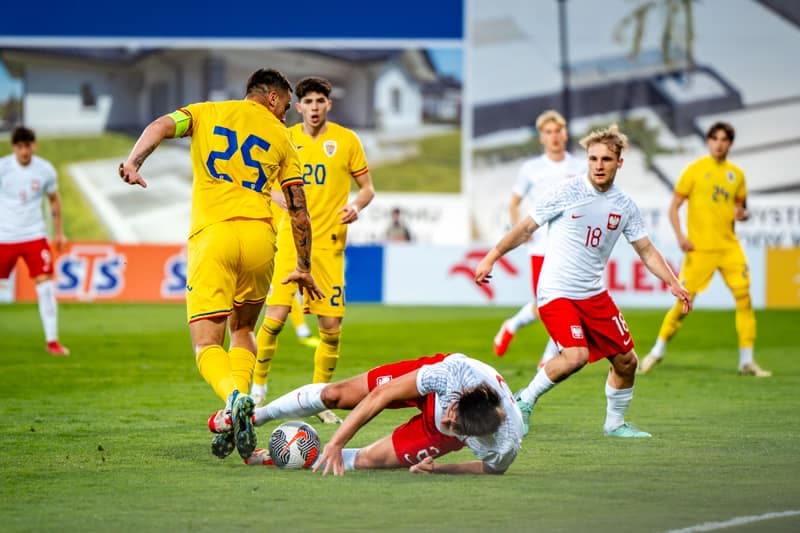 Football. Elite League. Poland U20 - Romania U20. 21.03.2025