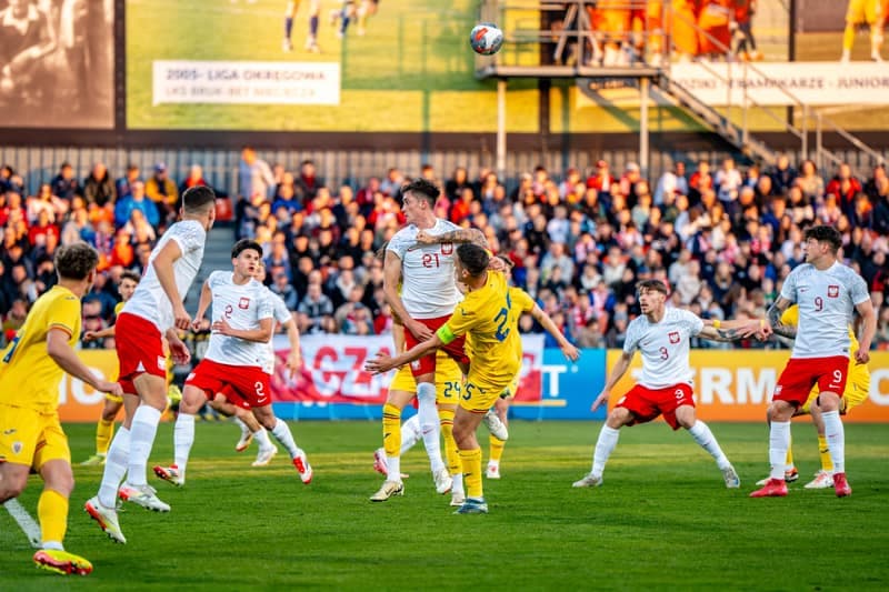 Football. Elite League. Poland U20 - Romania U20. 21.03.2025