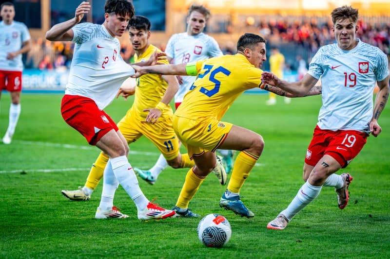 Football. Elite League. Poland U20 - Romania U20. 21.03.2025