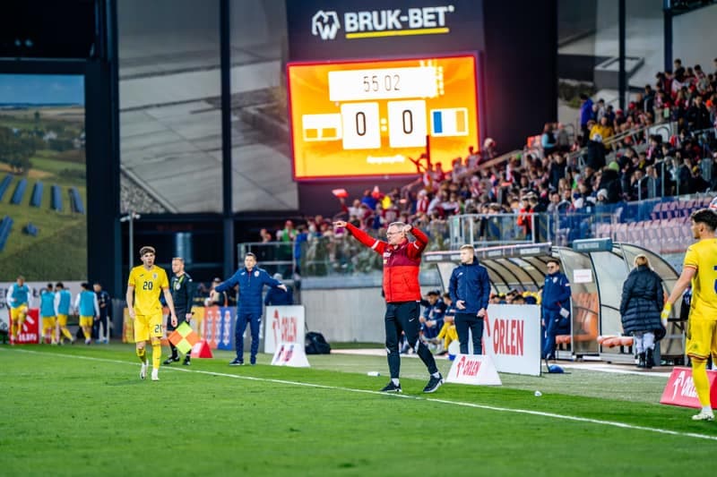 Football. Elite League. Poland U20 - Romania U20. 21.03.2025