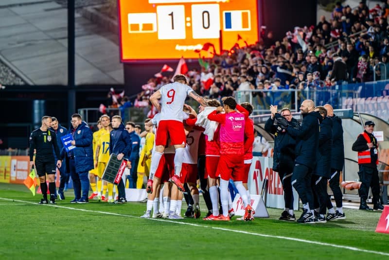 Football. Elite League. Poland U20 - Romania U20. 21.03.2025