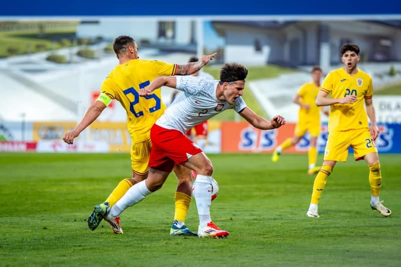 Football. Elite League. Poland U20 - Romania U20. 21.03.2025