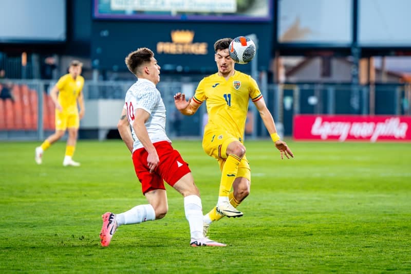 Football. Elite League. Poland U20 - Romania U20. 21.03.2025
