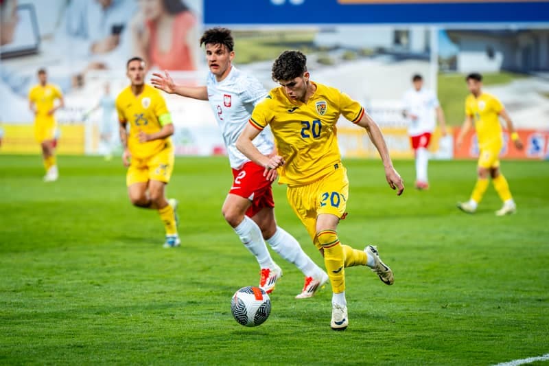 Football. Elite League. Poland U20 - Romania U20. 21.03.2025